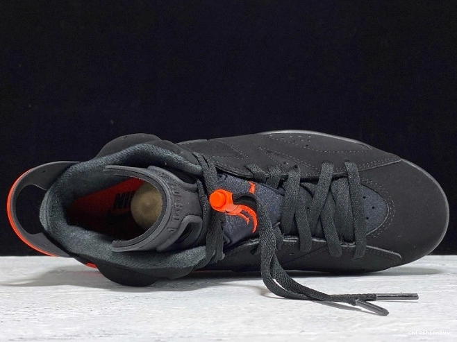 Air Infrared OG Jordan 384664-060 Retro 6 Black 0724